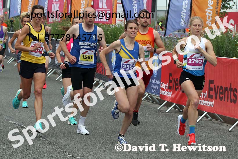 Sunderland City 10k Road Race, 2021 Sunderland City 5k, 10k and Half Marathon Road Races. Photo: David T. Hewitson/Sports for All Pics